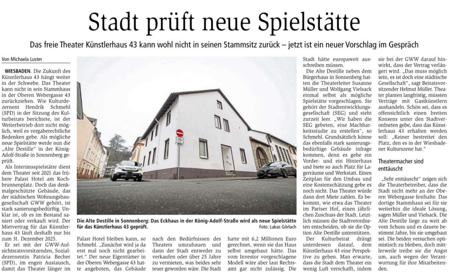 WK Stadt prüft neue Spielstätte