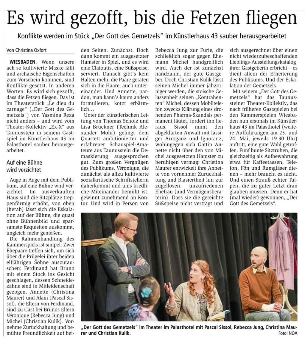 Es wird gezofft, bis die Fetzen fliegen