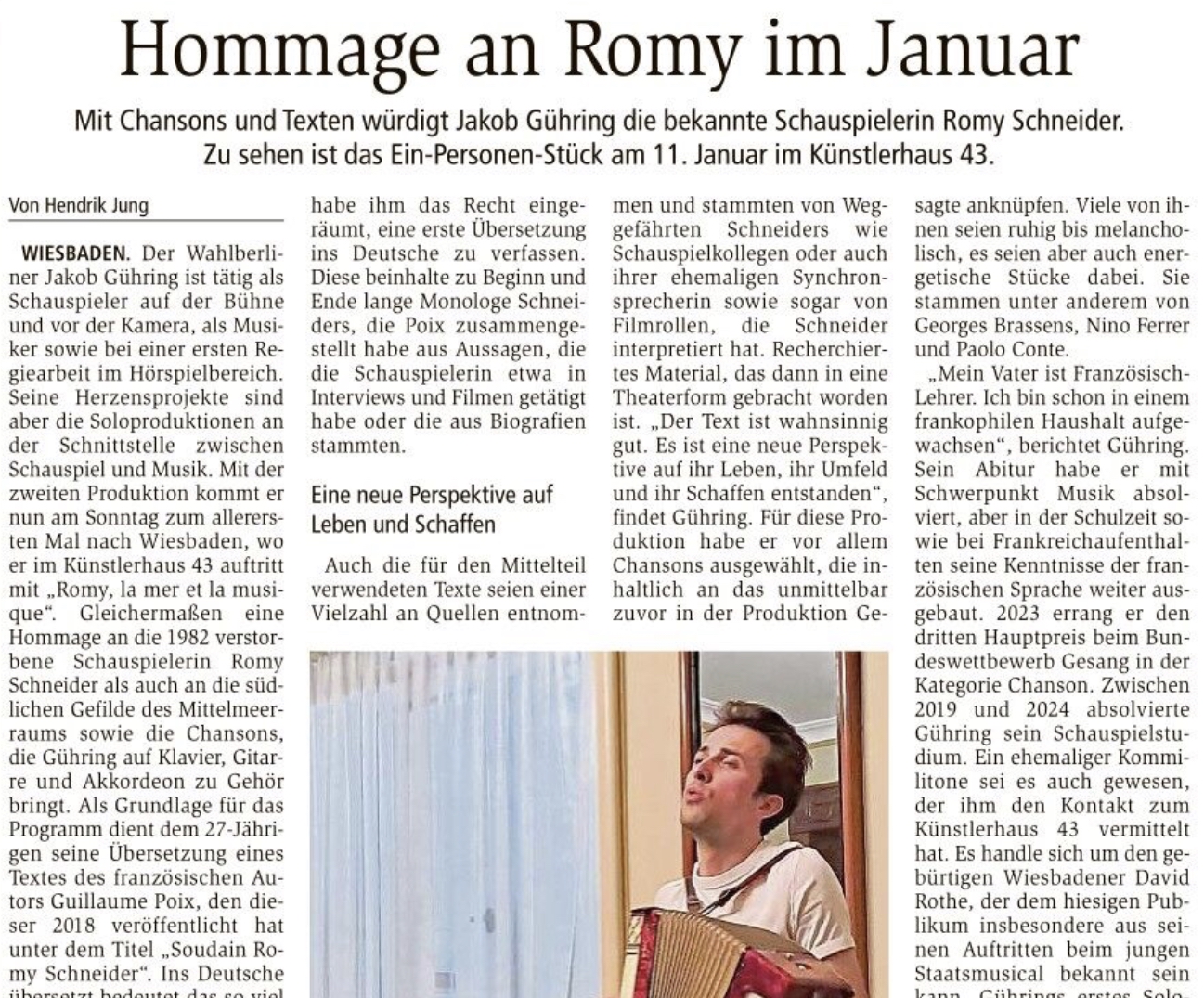 Hommage an Romy Schneider