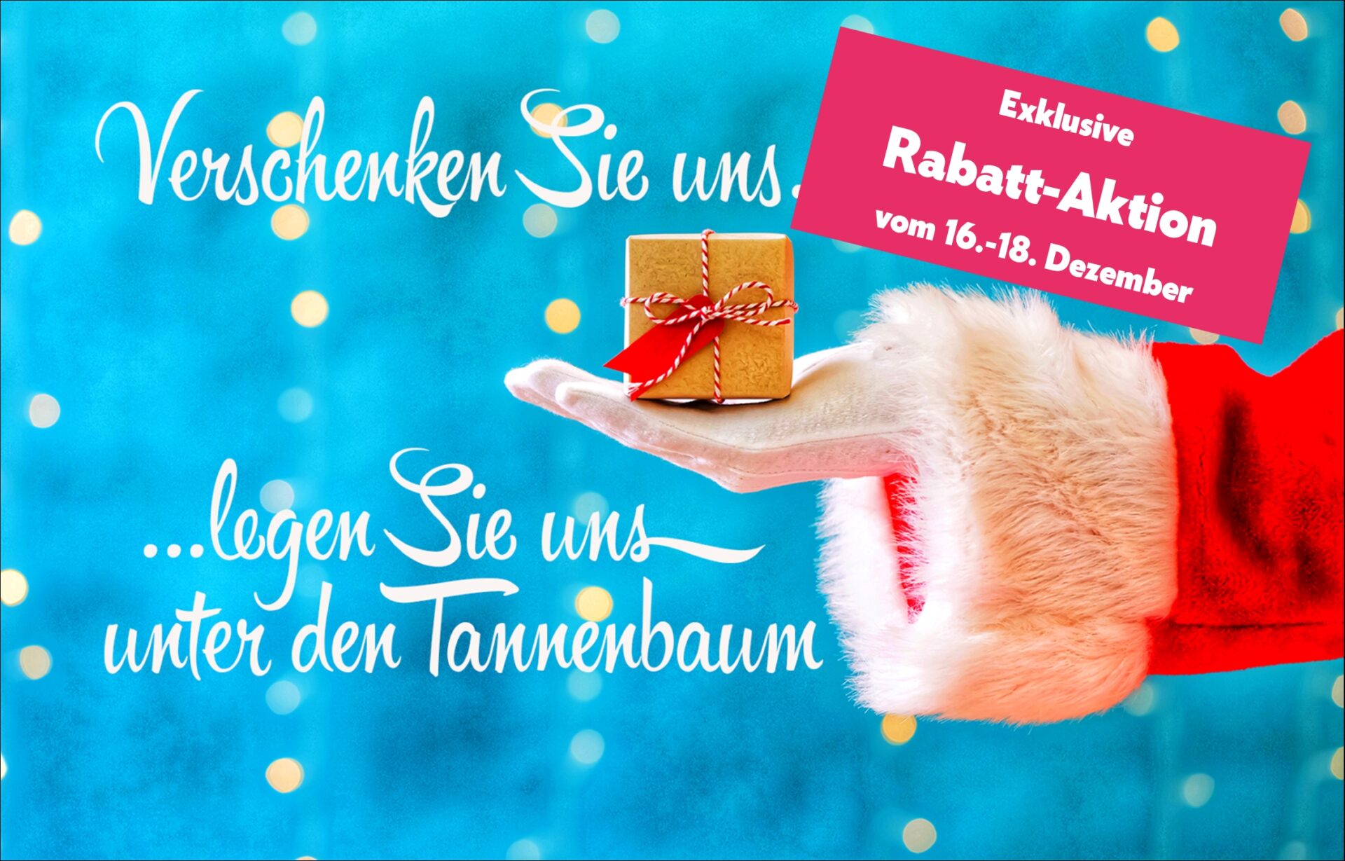 Exklusive Rabatt-Aktion