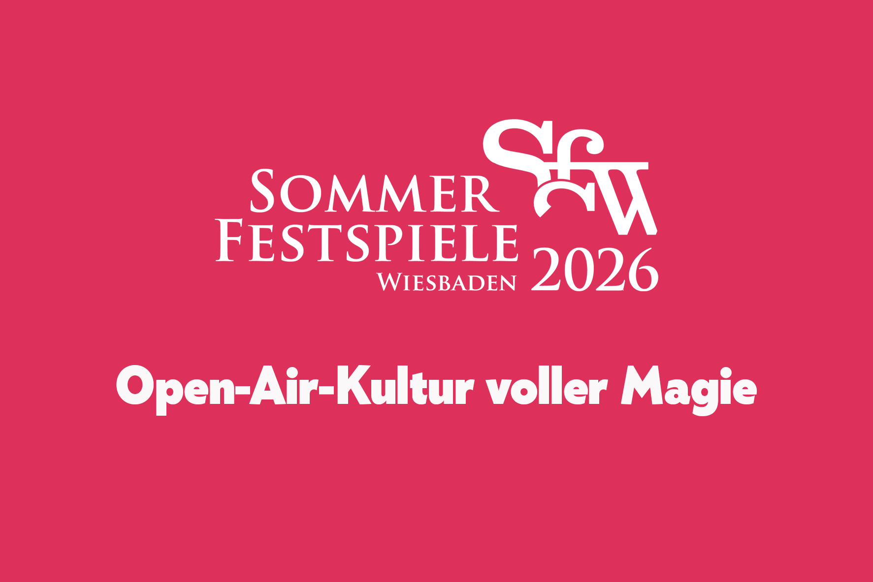Sommerfestspiele Wiesbaden 2026 auf Burg Sonnenberg | 14. Juni bis 12. Juli 2026